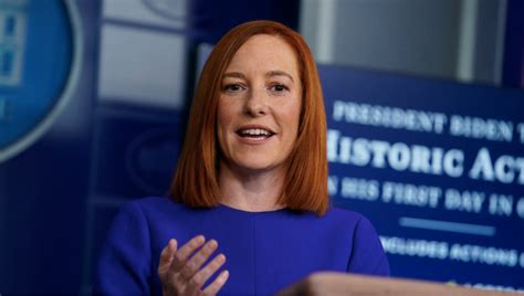 Former White House press secretary Jen Psaki speaks on May 13, 2022, in Washington, D.C. Psaki warned on Saturday about future repercussions that could stem from a U.S. Supreme Court's decision ...